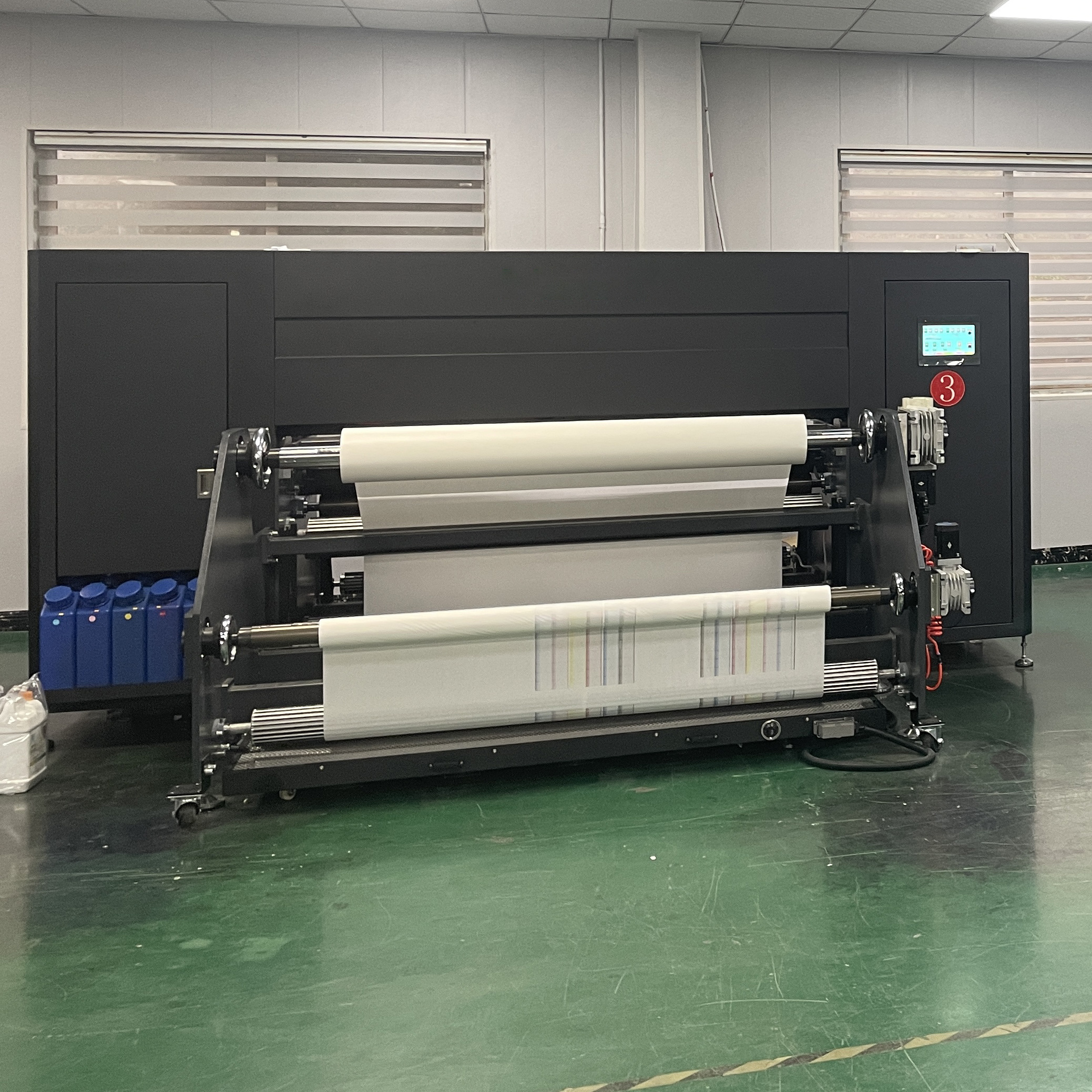 ENJET 1.8m S3200 8 Printhead Industrial Head Large Format Fabric Digital Sublimation Printer Dye Sublimation Printing Machine