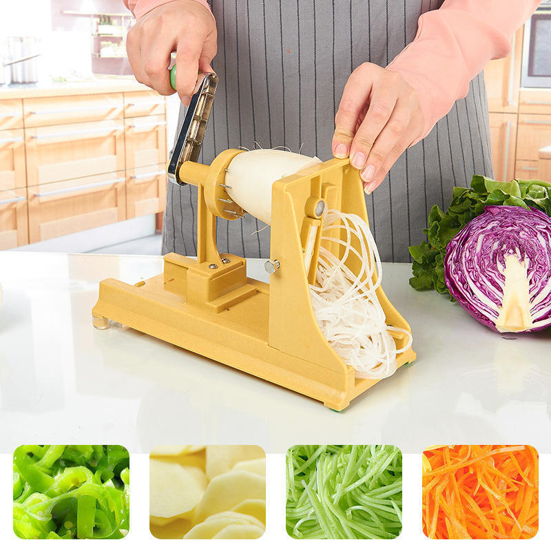 3 Blade Spiral Slicer Japanese Kitchen Gadgets Spiralizer Slicer Vegetable Turning Slicer