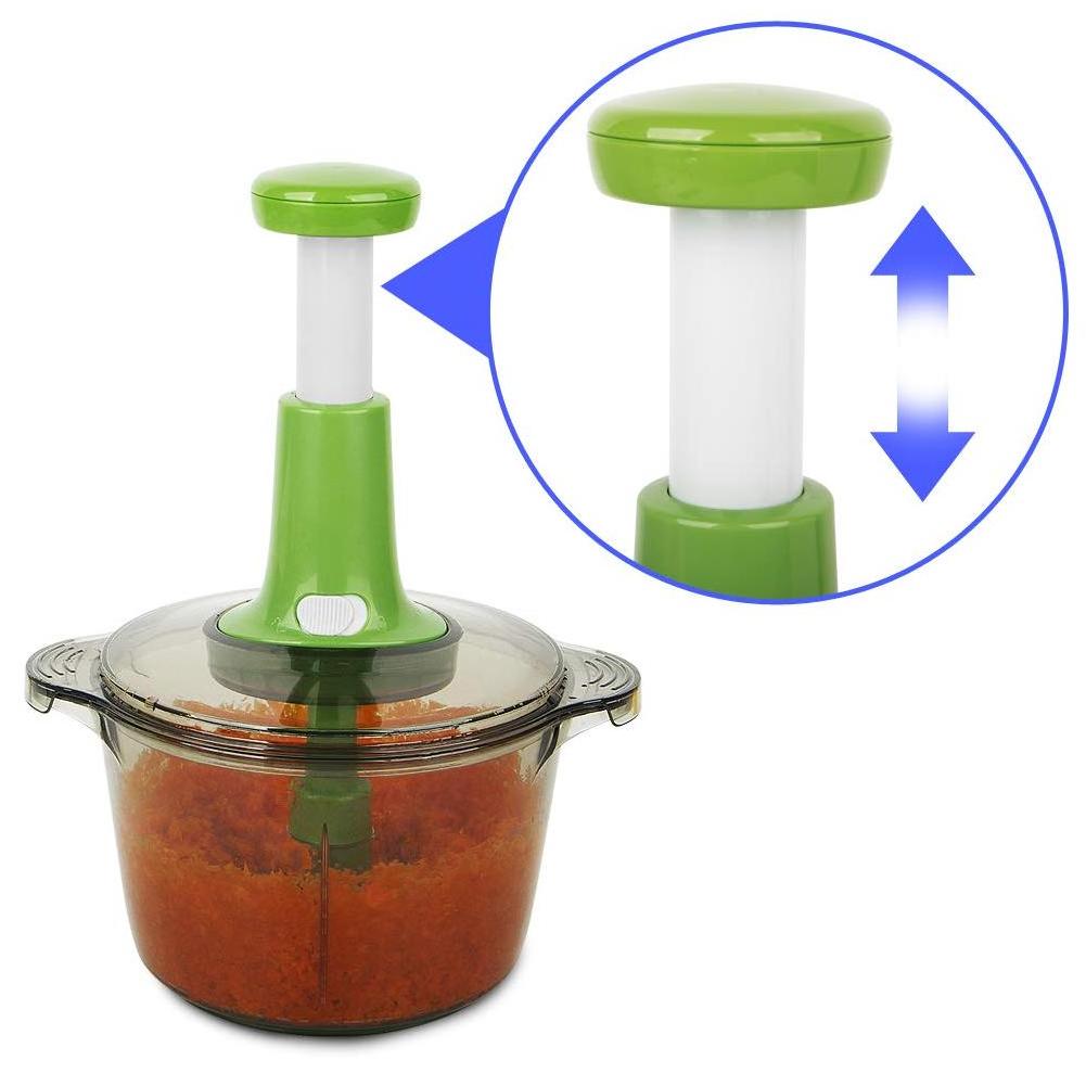 Manual Express Hand Held Chopper Food Vegetable Onion Cutter Garlic Chopper Slap Chopper