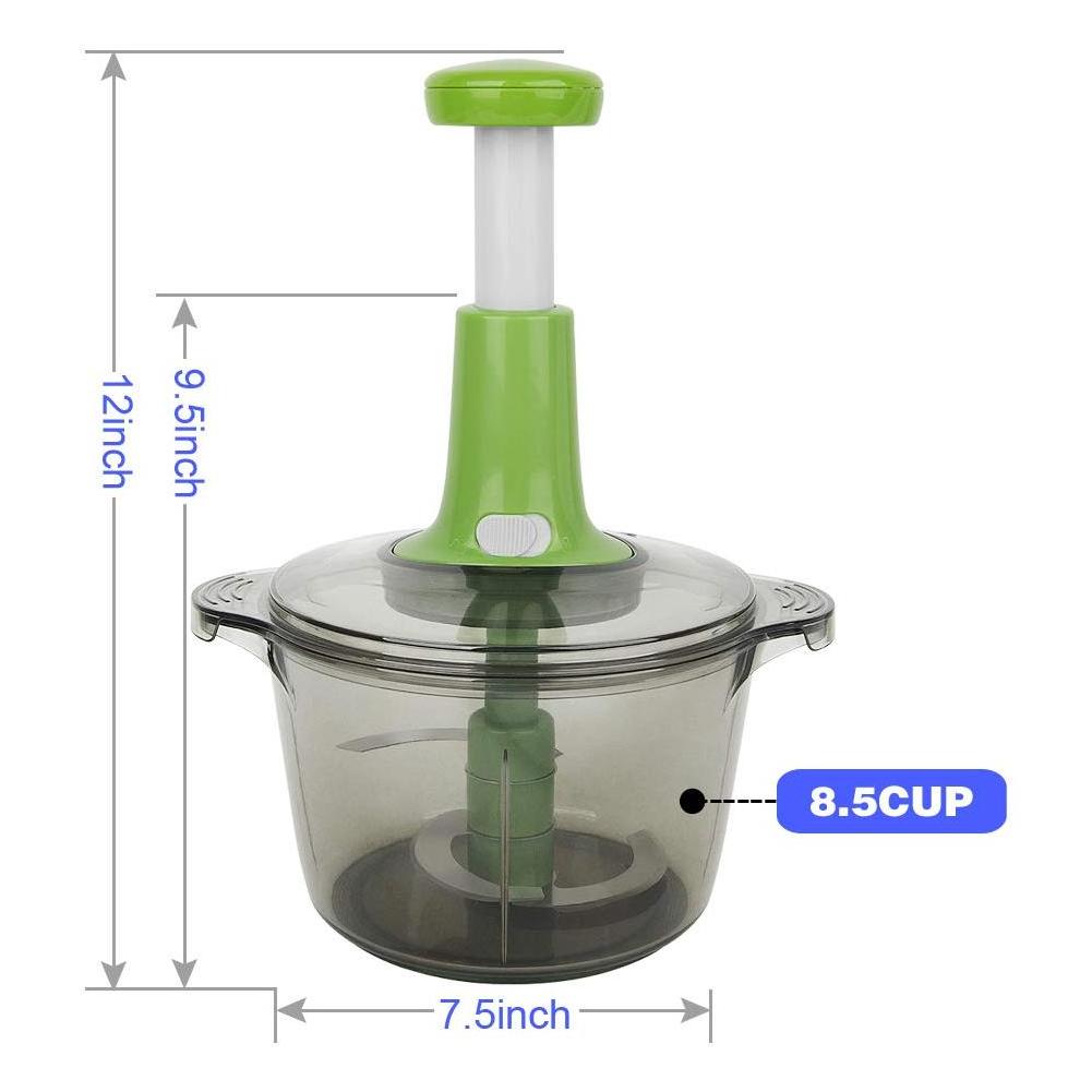 Manual Express Hand Held Chopper Food Vegetable Onion Cutter Garlic Chopper Slap Chopper