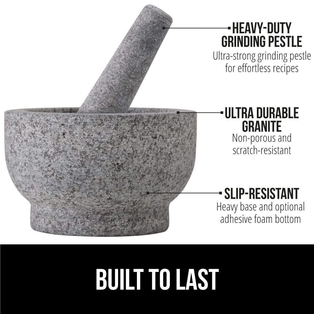 MOREZHOME Hot Sale Kitchen Supplies Herb&Garlic Crusher Mortar and Pestle Stone