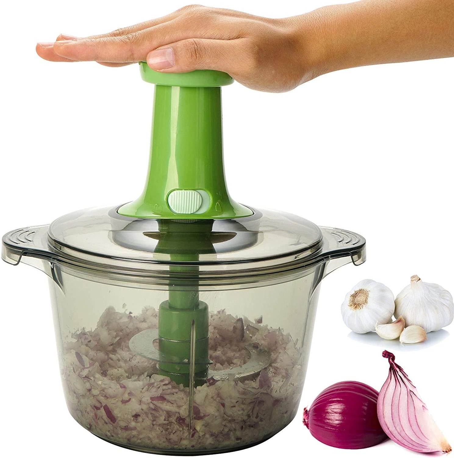 Multipurpose Express Food Chopper Durable Manual Hand Held Chopper Latest Manual Food Quick Chopper