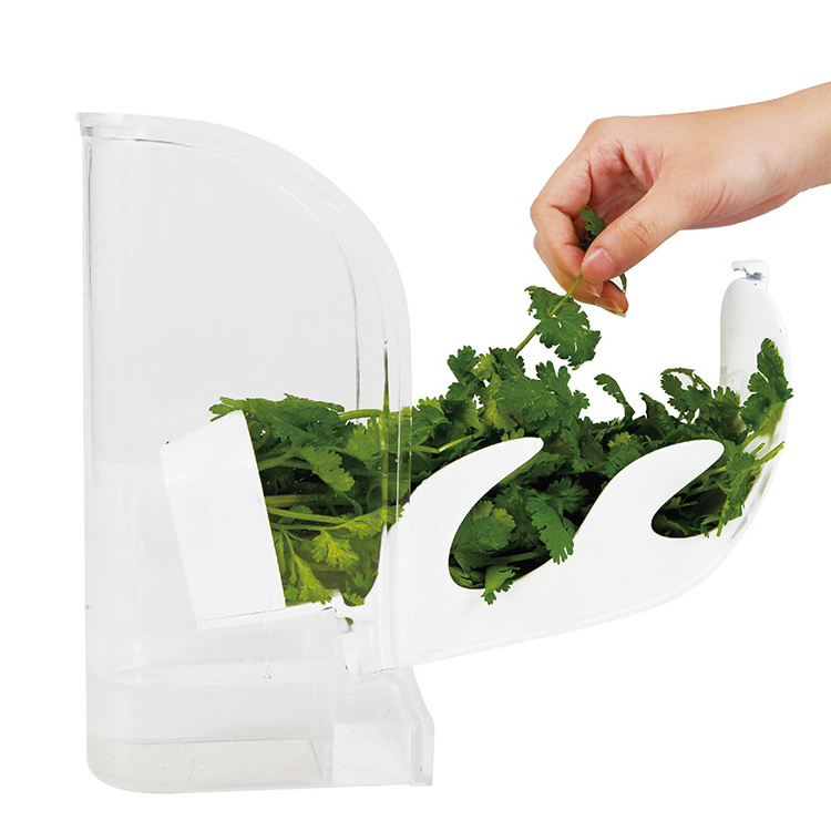 Best Sale hot selling fresh herb keeper/Breathable fresh herb saver pod