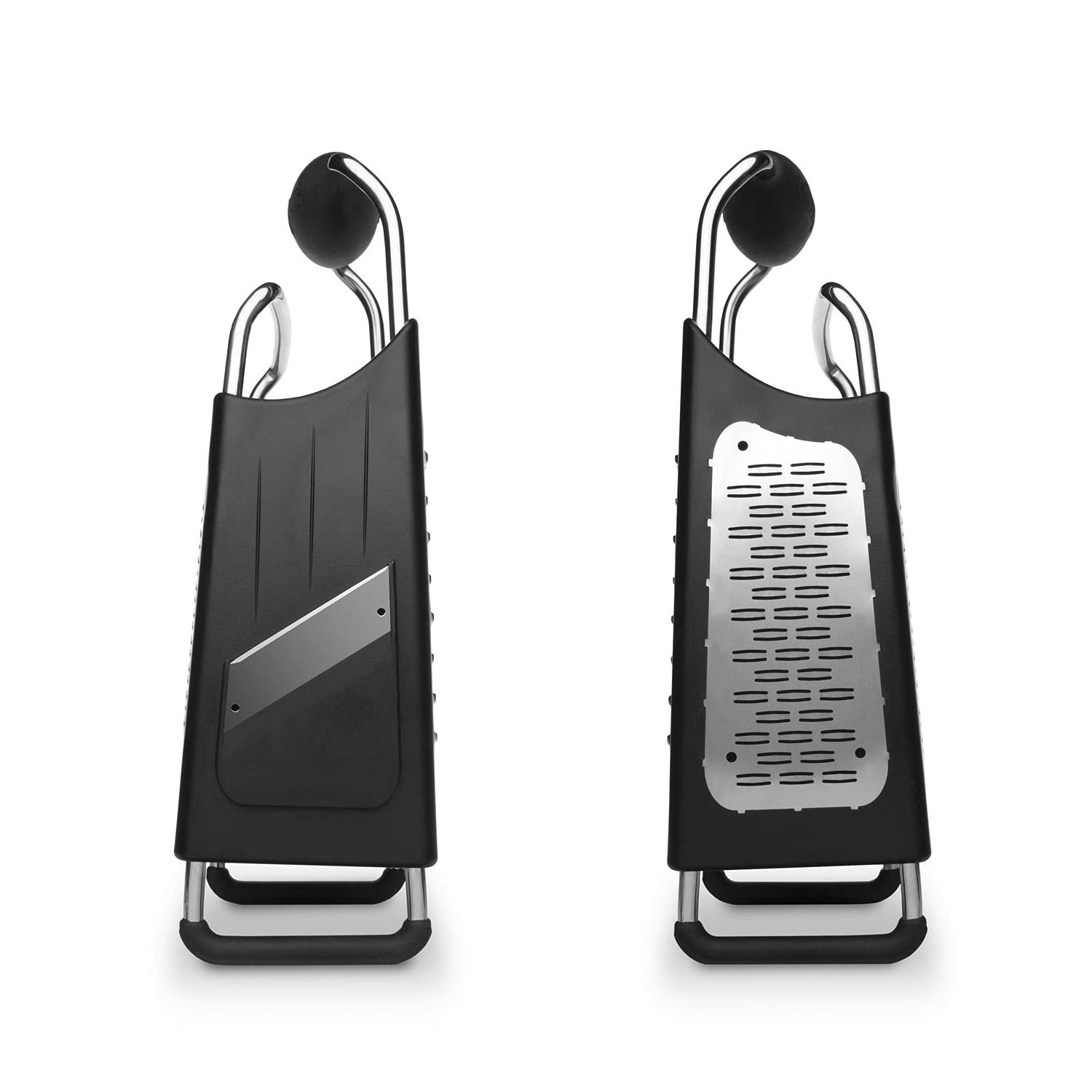 High Quality  Wide Multifunctional Stainless Steel 4 Sides Grater Slicer with Handle