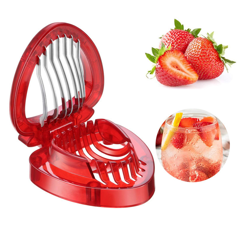 2024 MOREZHOME Hot Sale Kitchen Gadgets Fruit Peeler Splitter Pitter Multifunctional Mold Cutter Strawberry Slicer