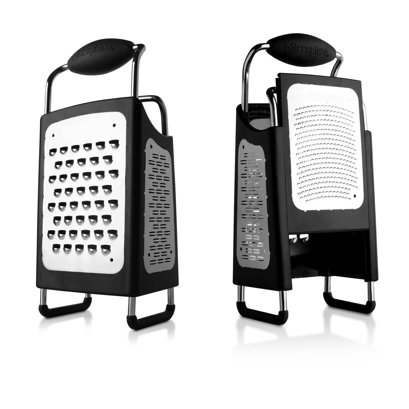 High Quality  Wide Multifunctional Stainless Steel 4 Sides Grater Slicer with Handle