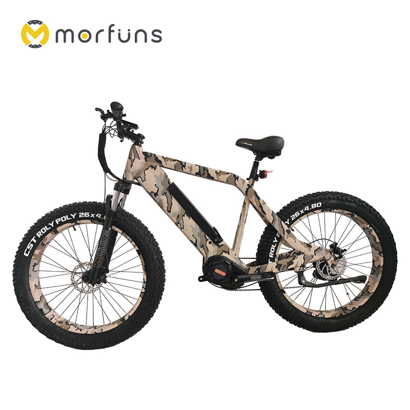 1000W MTB Electric Fat Tire Bike OEM Ebike with Bafang M620 Mid Drive Motor 8fun Electric Mountain Bike