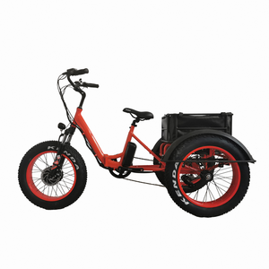 Adult electric tricycles 24inch  fat tire electric trike  500W  cargo e bike