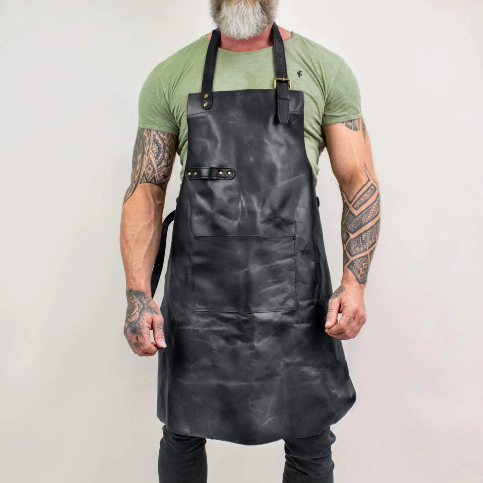 Apron Factory Drop Shipping Unisex Workwear Men Canvas Black Bib Adjustable Cooking For Woman With Tool Pockets Kitchen Aprons