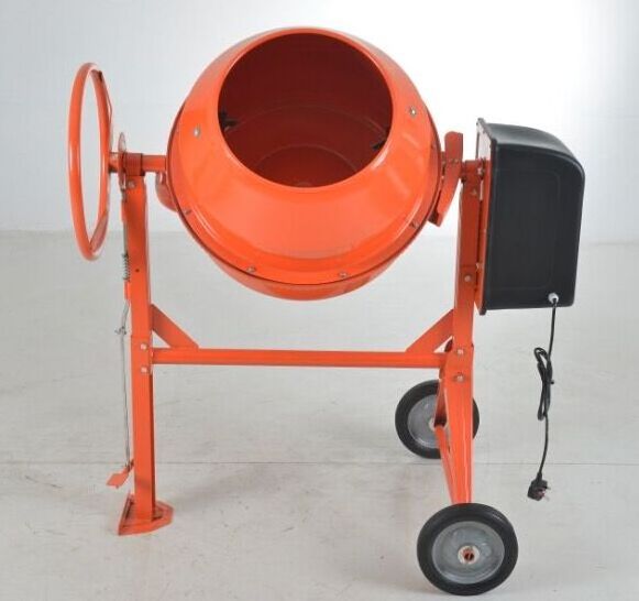 CE approved mini electric portable cement concrete mixer with two wheels