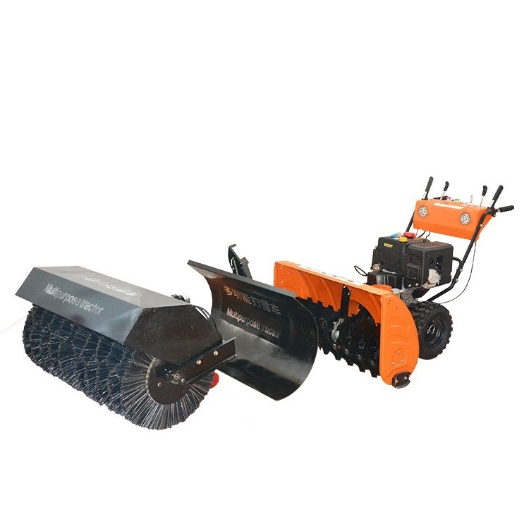 15HP gasoline engine sweeper machine snow blower