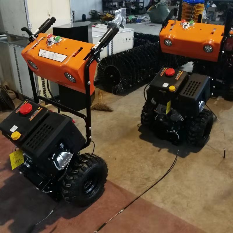 15HP gasoline engine sweeper machine snow blower