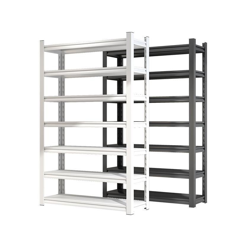 Factory in Morgie  4 Tie steel racks with Adjustable Utility boltless installation rack shelf for industrial storage