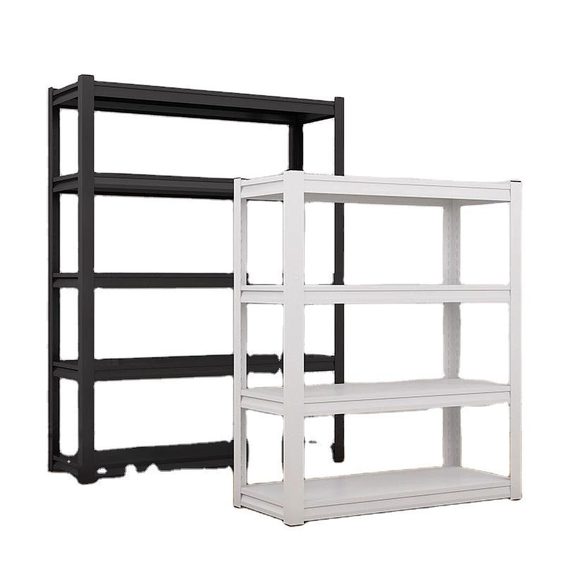 Heavy duty 4 5 6 layers metal storage rack estantes metalicos iron wood shelves storage units for warehouse