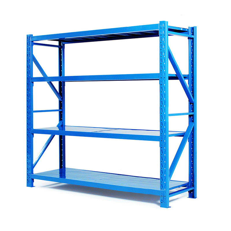 Morgie estantes de metal 4 tier shelves racks holders storage heavy duty Boltless racking shelf for industry Warehouse garage