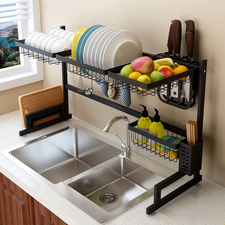 Morgie 2021 Hot selling metal stainless steel  kitchen plate dish bowl drying rack