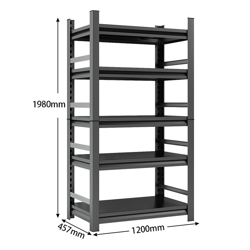 slotted angle racks angle rack for shop shelf 5 level miniso shelf metal home storage shelf shelving units