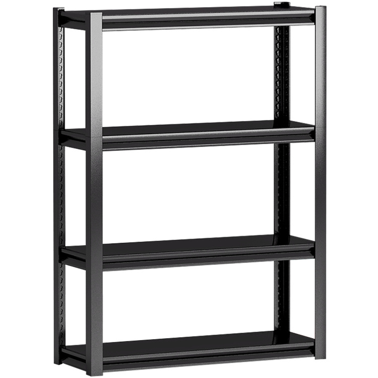 Professional black Angled Rack Boltless metal Storage Shelves