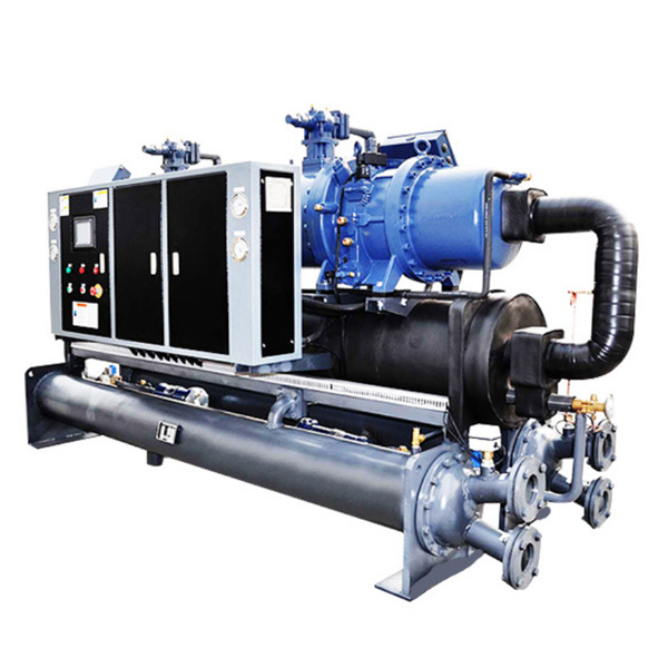 High Effective Semi-Hermetic Compressors Water Cooled Screw Chiller For Bottle Blowing Machine