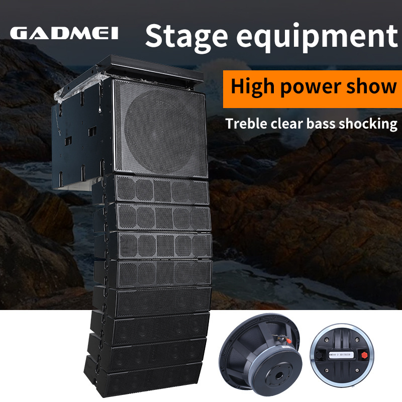 Wedding mini speaker dual 4inch rcf active line array speaker 18 inch subwoofer 12 inch amplifier bass speakers 2000w 18 inch