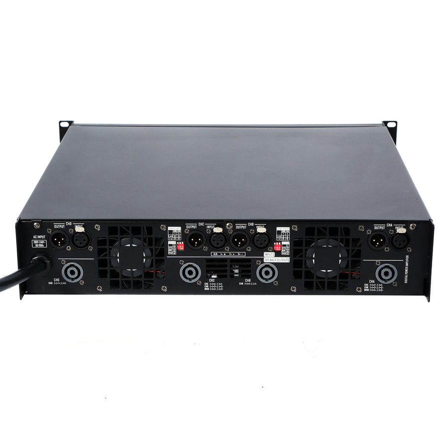 10000 watt power amplifier 4 channels class td professional power amplifier