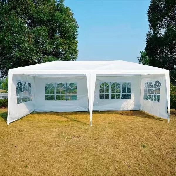 3*3 m Outdoor Folding Camping Party Patio Garden Furniture Canopy Square Pavilion Gazebo Tents With Windows