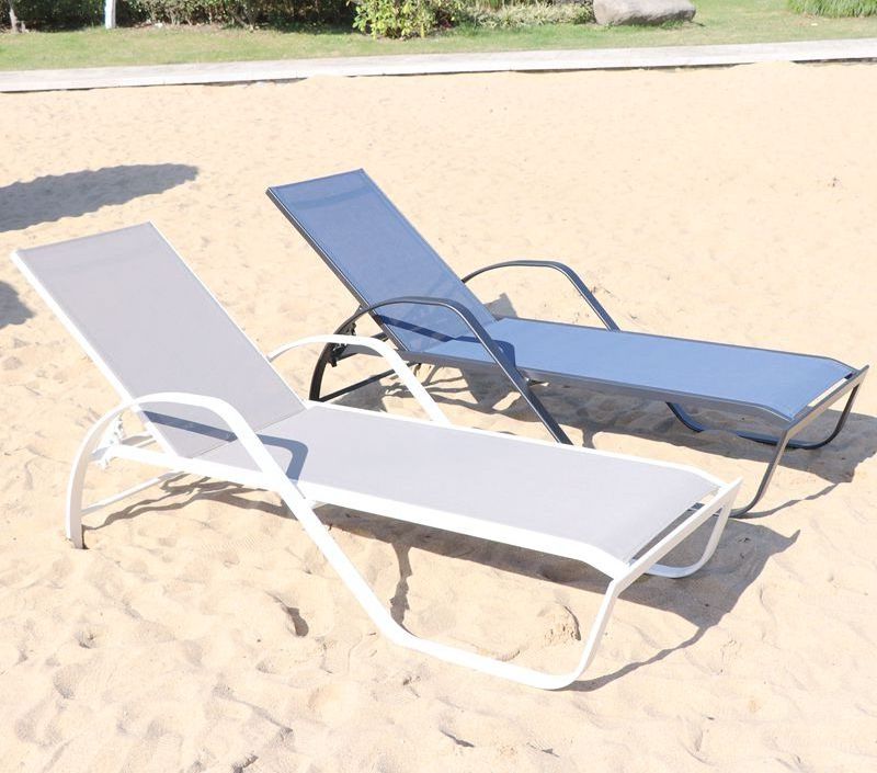 Aluminium Outdoor Patio  Swimming Pool Sun Sunbed  Sunlounge Poolside Loungers  Furniture For Luxury Hotels Resorts Restaurants