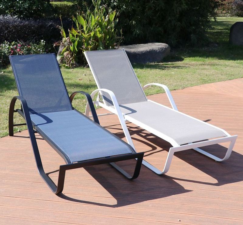 Aluminium Outdoor Patio  Swimming Pool Sun Sunbed  Sunlounge Poolside Loungers  Furniture For Luxury Hotels Resorts Restaurants