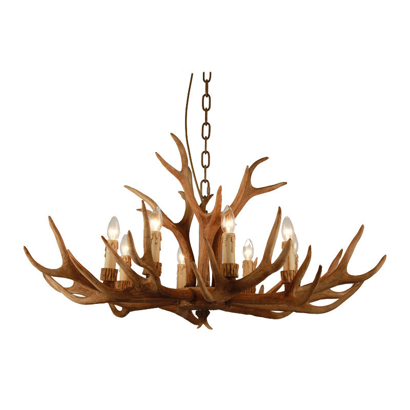 8 light chain chandelier antler chandelier for sale for living room