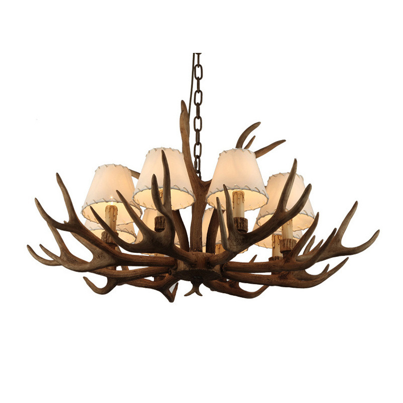 8 light chain chandelier antler chandelier for sale for living room