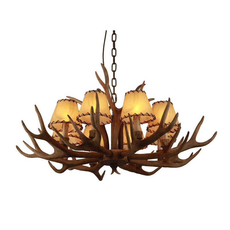 8 light chain chandelier antler chandelier for sale for living room