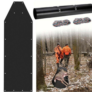 Deer Drag Sleds Hunting Portable Gliding Mat Easy Drag, Quick Deploy Stow Fishing Gear And Accessories For Hunters