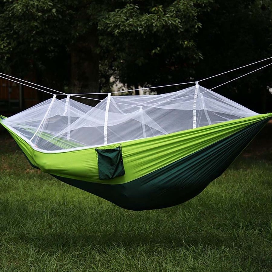 Outdoor Portable Camping Hammock With Mosquito Net Hanging Sleeping