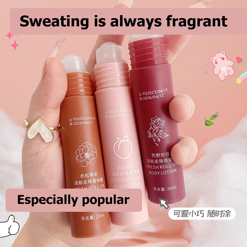 High quality antiperspirant and bead moving underarm deodorant dry long-lasting fragrance removing ball rolling perfume