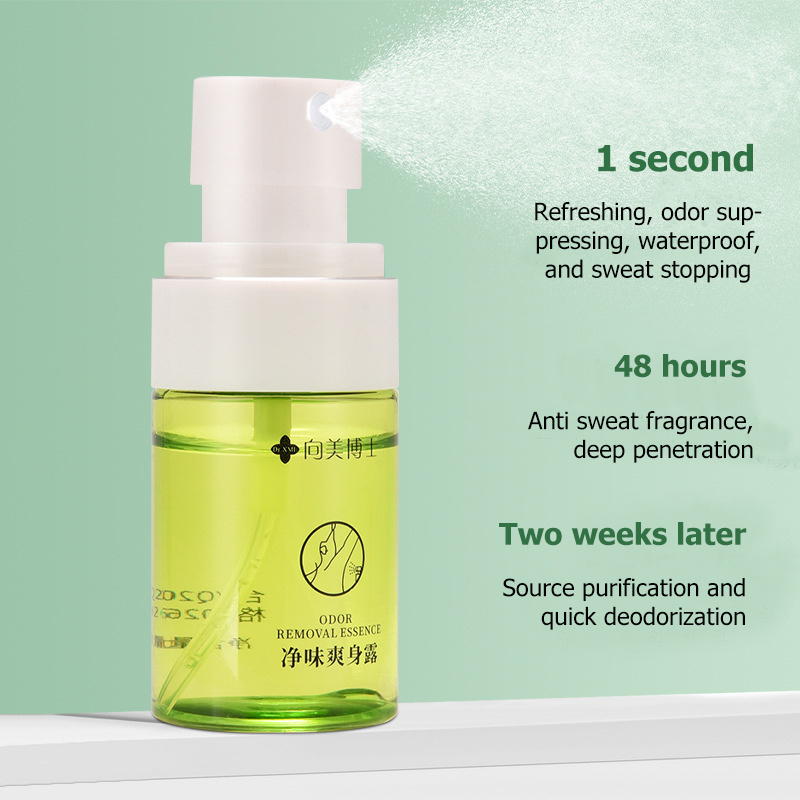 Summer Antiperspirant Spray Body Odor Underarm Sweat Deodorization Body Odor Remover