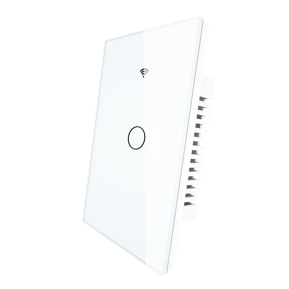 US Smart Home Wifi RF433 Wall Touch Switch 1/2/3 Gang Glass Panel Light Switch  Smart Switch