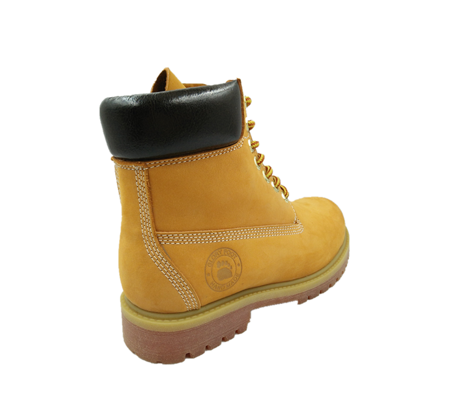 Gaomi Moning Glory manufacturers supply Nubuck leather boots Goodyear safety work boots for men