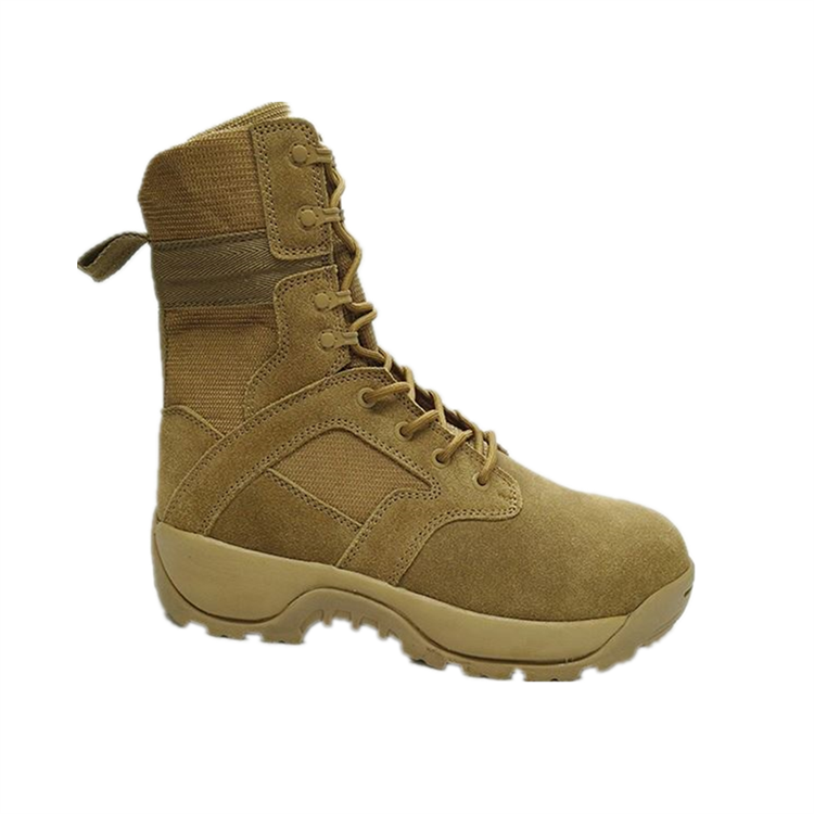 Gaomi Morning Glory  men work classy leather tan suede high cut Functional Safety  Boots