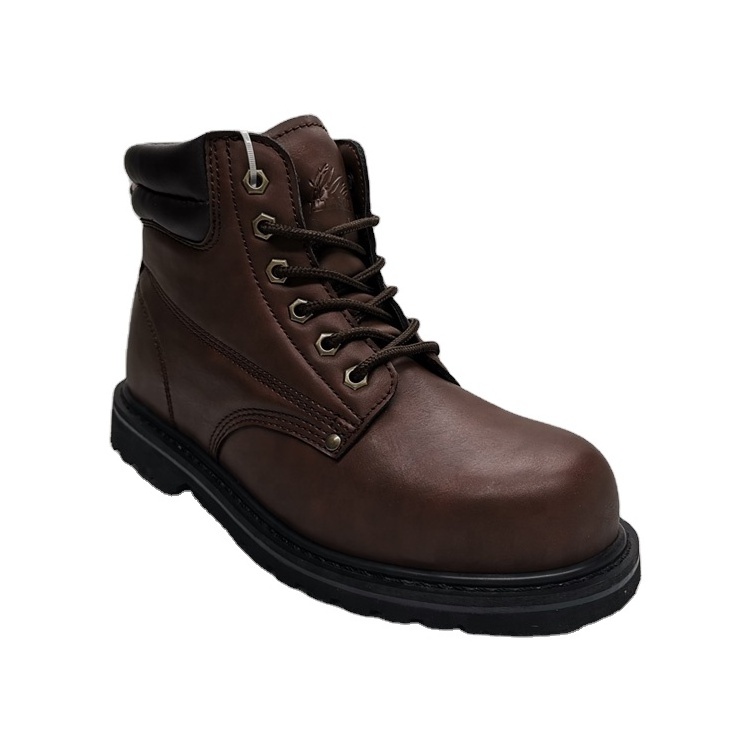 Morning Glory Footwear Wholesale reddish brown Outdoor Anti-smash  Customizable  Wooodland Shoes Work Boots