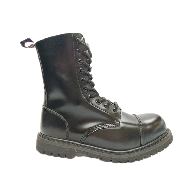 Morning Glory Footwear long tube steel toe genuine cow leather security boots for construction worker footwear