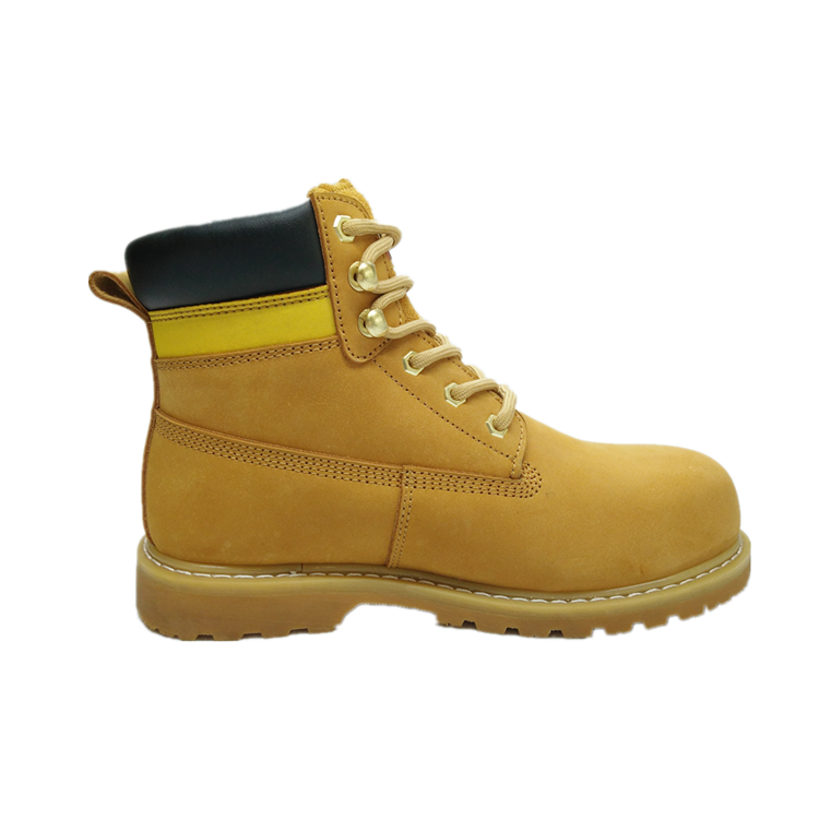 Gaomi Morning Glory honey nubuck leather functional footwear goodyear boots with steel toe  for working men