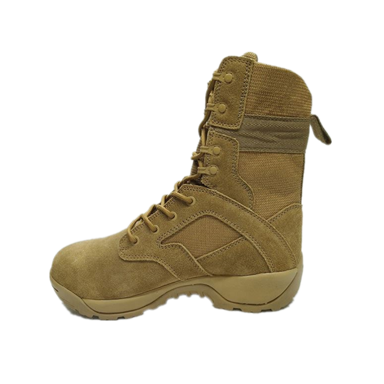 Gaomi Morning Glory  men work classy leather tan suede high cut Functional Safety  Boots