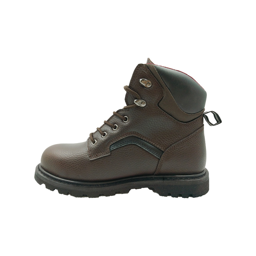 Gaomi Morning Glory High neck woodland leather upper oil and slip resistant esd goodyear safety shoes men's work boots