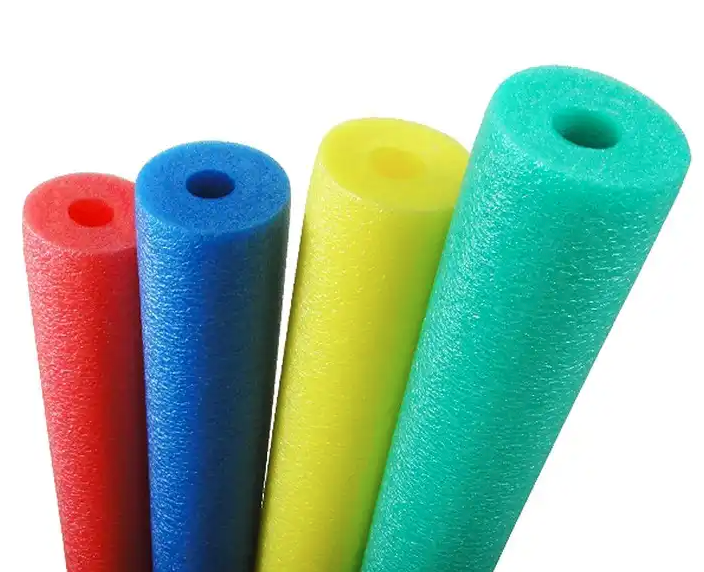 Colorful hollow EPE tube Float Water Woggle Swimming foam pool noodle