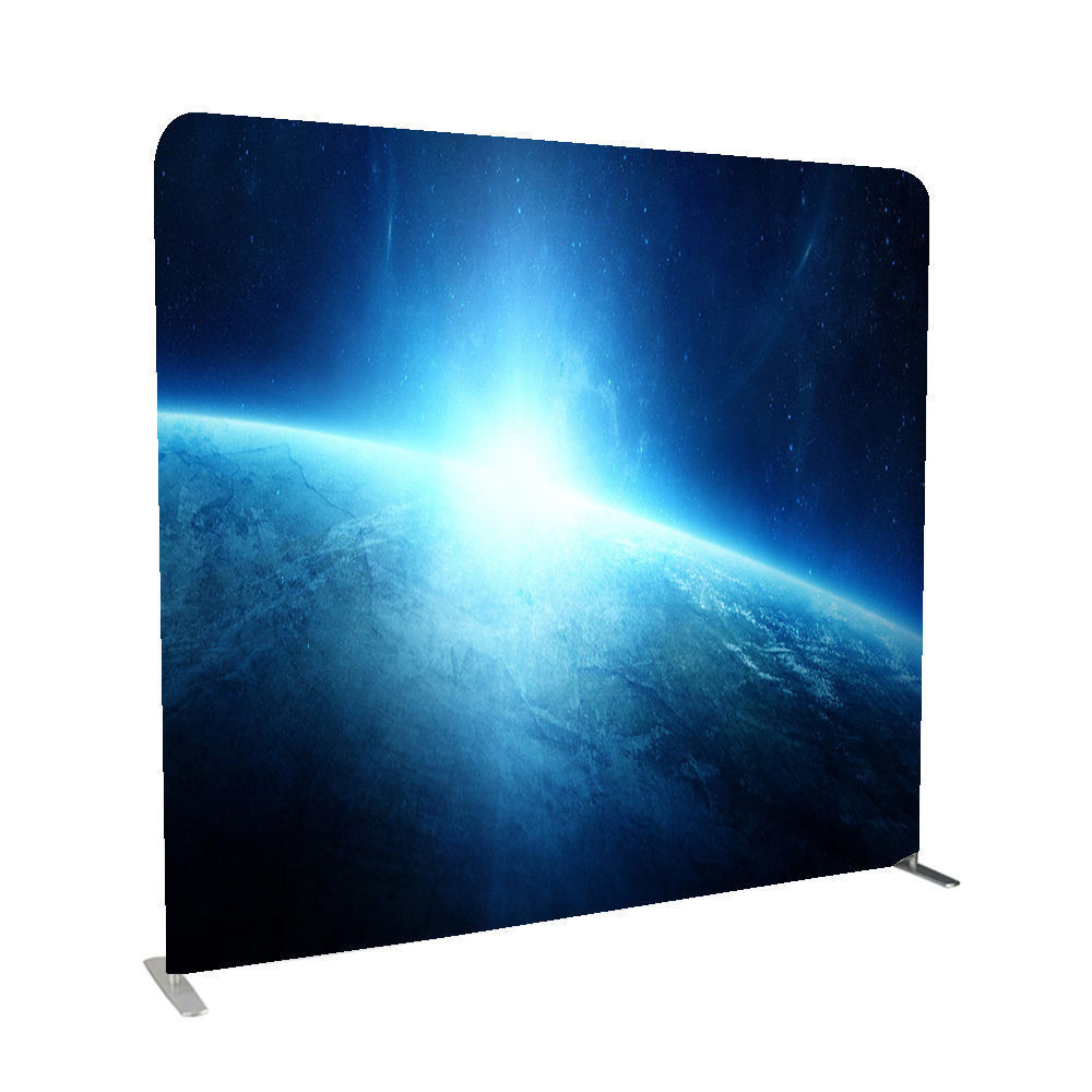 pop up display banner stand/backwall Portable advertising backdrop banner stand tension fabric display trade show backwall