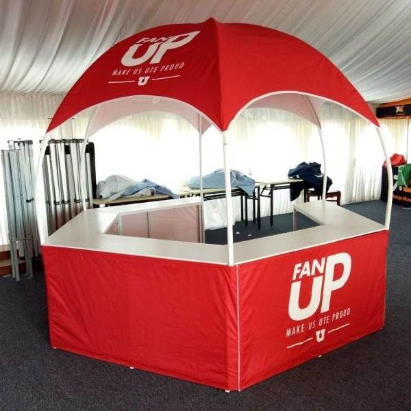 New design 3m Folding Custom Round Shaped Dome Tent Kiosk Gazebo For Cotton Candy Energy Drinks Selling