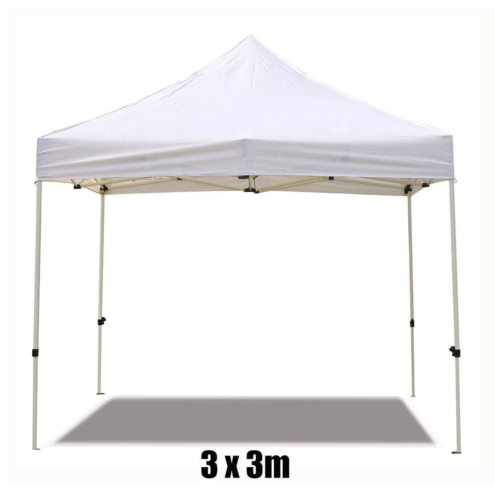 10'x15' Commercial Instant Canopies Ez Pop Up Canopy Tent with Heavy Duty Roller Bag