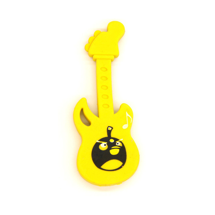 Korean creative stationery 3D cartoon guitar violin eraser