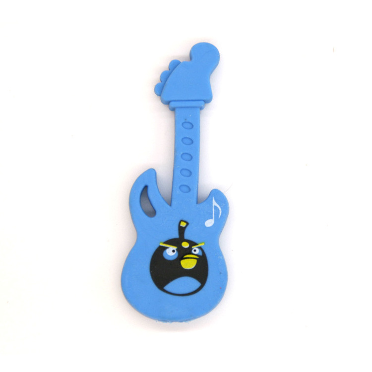 Korean creative stationery 3D cartoon guitar violin eraser