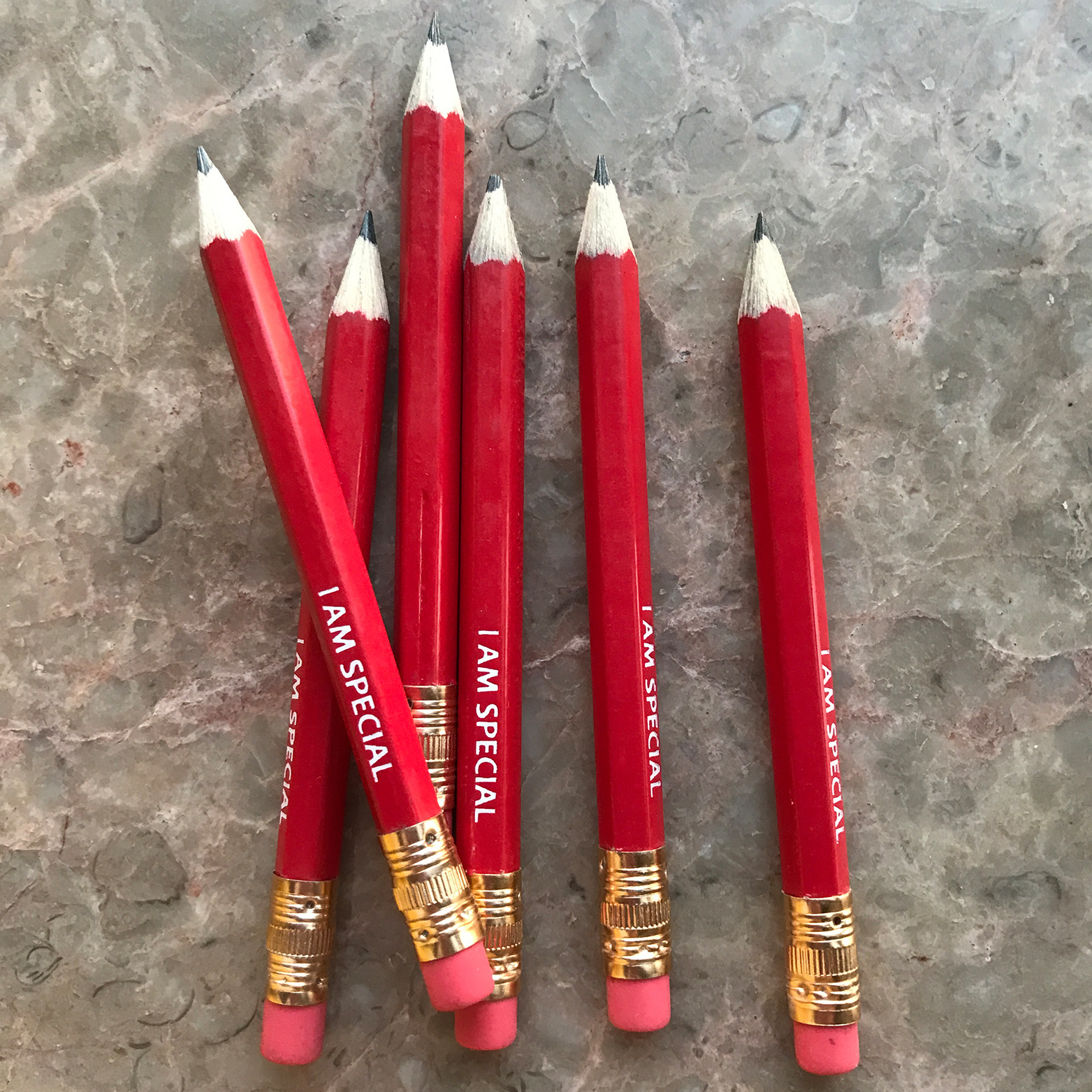 Custom LOGO  sketch pencil 2 B golf pencil red pencil with eraser